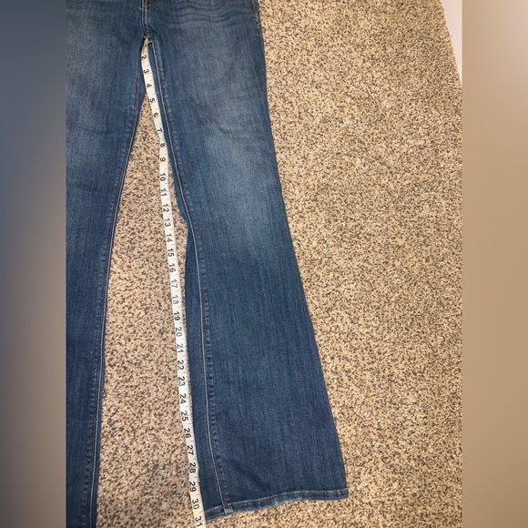 Size 4R Bootcut Midrise blue jeans. Express brand. - Picture 2 of 14